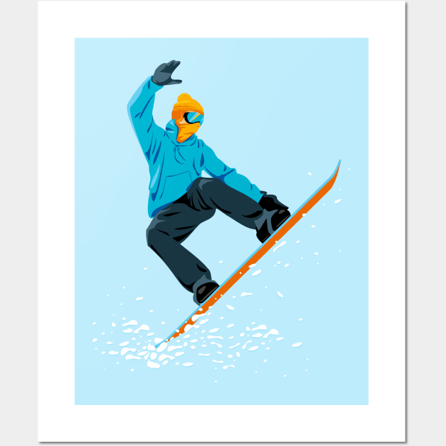 Snowboarder Wall Art by lents